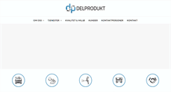 Desktop Screenshot of delprodukt.no